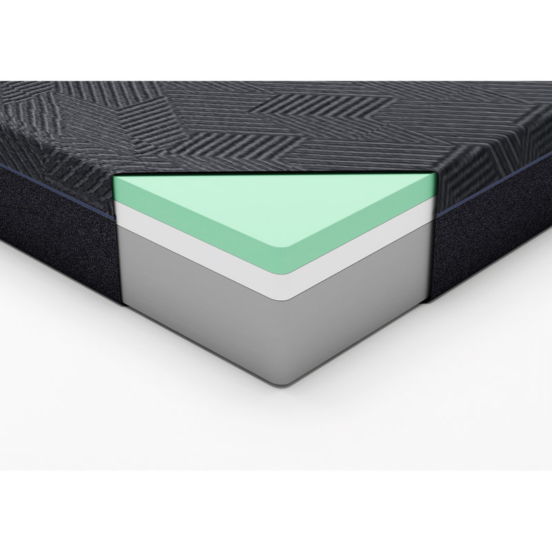 Matelas 11 po en mousse gélifiée, gris, déroulant pratique et mémoire de processus de livraison