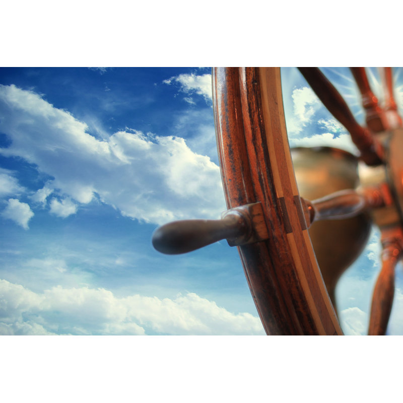 The Ship's Helm by Tiden - Wrapped Canvas Print, 20cm H x 30cm W x 3.8cm D