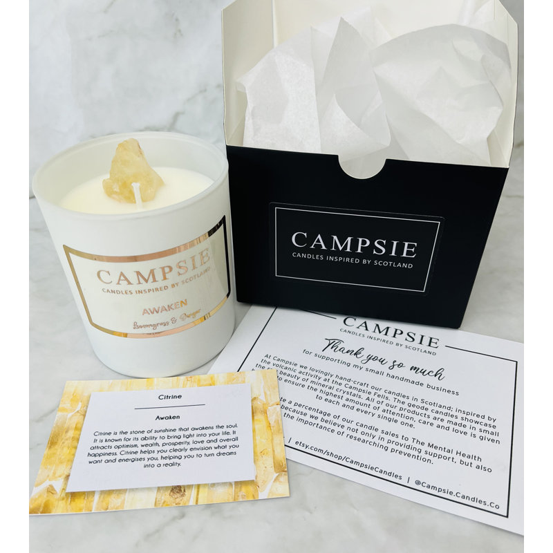 Lemongrass And Ginger Scented Jar Candle