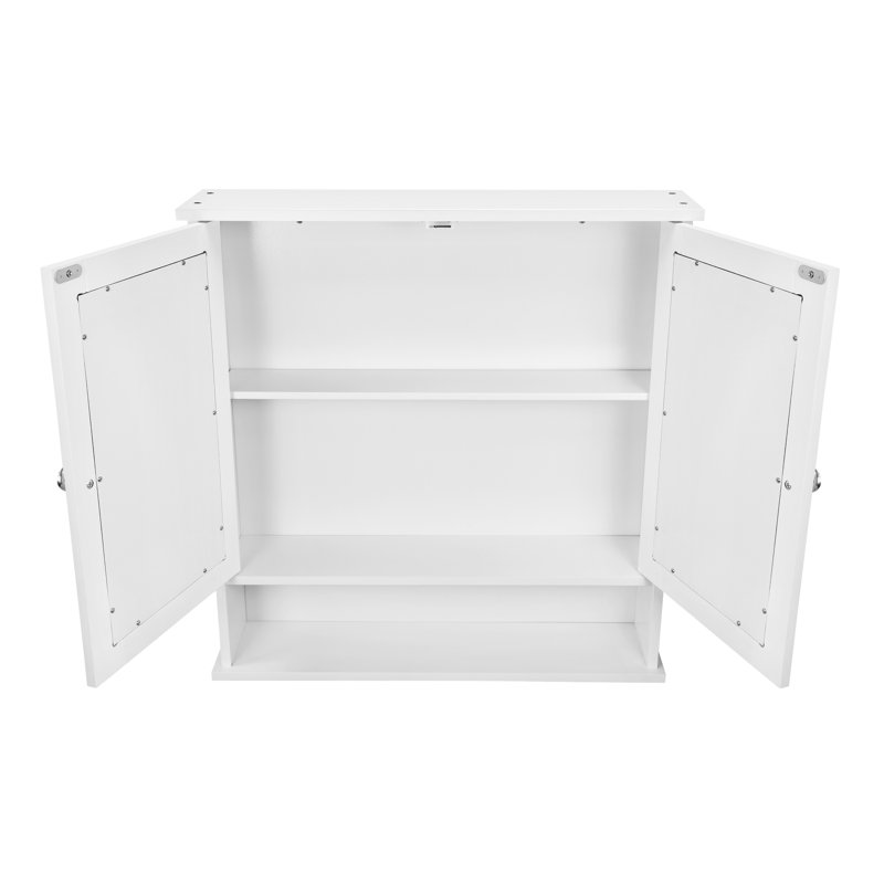 Fieldsboro 56mm W 58mm H Surface Framed Medicine Cabinet Mirror Fixed