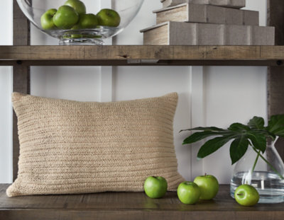 Housse et insert de coussin rectangulaire 100% coton Abreyah