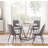 4 - Person Pedestal Base Dining Set