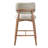 Talin 25.7" Seat Height Modern Scandinavian Fabric & Rubberwood Counter Stool-1578391271-1592293906