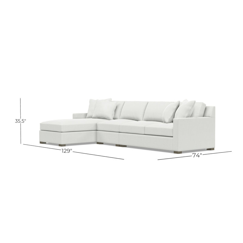 Kelsey Fabric 3 Pc Sectional, 5555-000