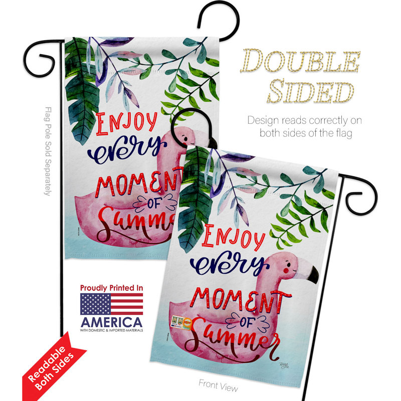 Double Sided Polyester Garden Flag, 18.5" H x 13" W