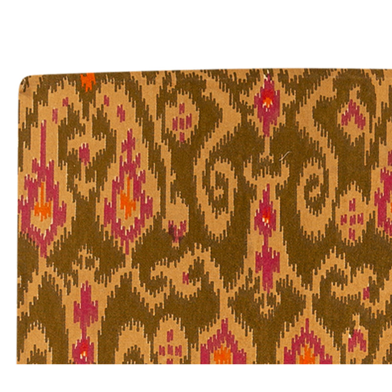 Flatweave Wool Ikat Area Rug in Multi
