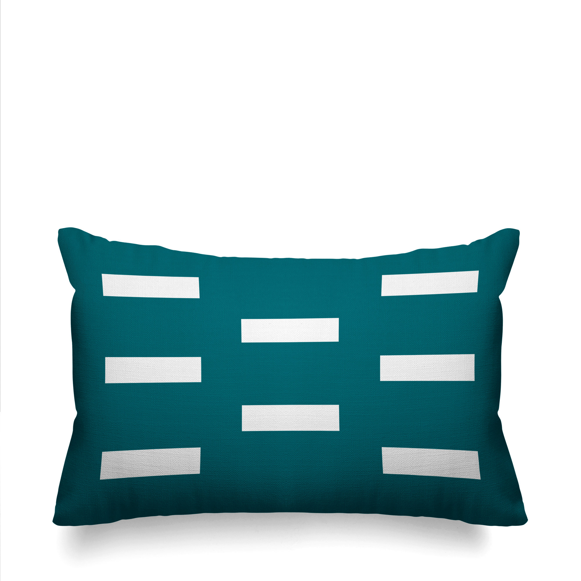 Luella Geometric Indoor/Outdoor Throw Pillow, Green