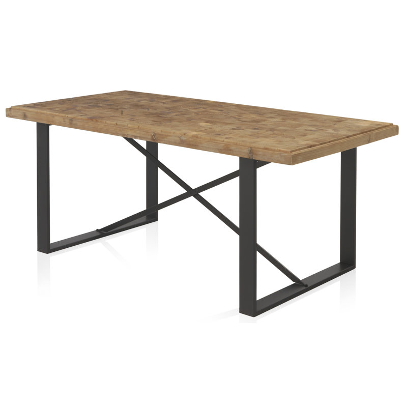 Aavash Metal Base Dining Table