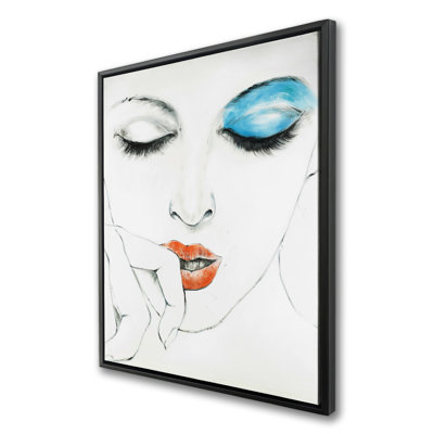 Pure style - Contemporary Bathroom Framed Canvas Home Decor