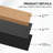2 PCS Acoustic Slat Wall Panels, Eco-Wood Look for Home/Office Wall & Ceiling-110977331-128836760