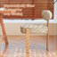 Chaise d'appoint rembourrée avec structure en métal-125421580