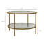 Table d'appoint avec rangement HOMcom