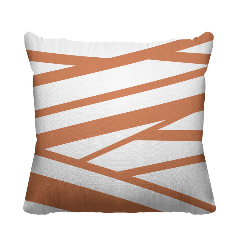 Risley Outdoor Reversible Throw Pillow, Nude, 17" H x 17" W, Square