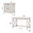 Huckins 3 Piece Writing Desk Office Set-538113561