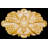 8'' H x 12'' W x 1'' D Wood Rosette Applique
