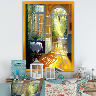 «Sunlight Bliss at the Cottage II», reproduction sur toile