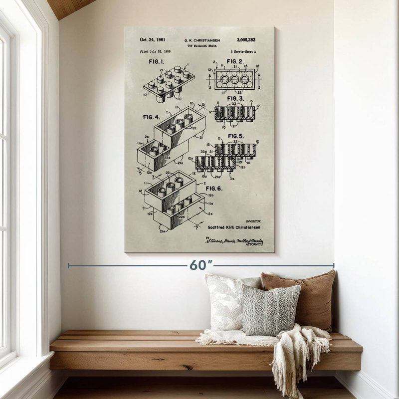 Laelle - Lego, 51" H x 34" W