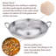 Wok en acier inoxydable 21,25 po ARC