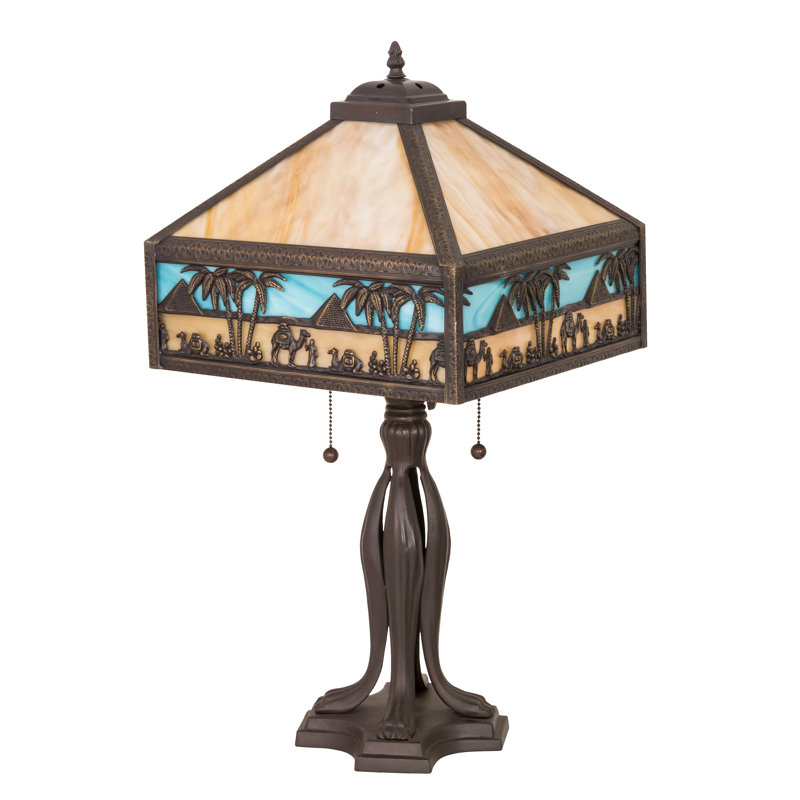 26" High Camel Mission Table Lamp