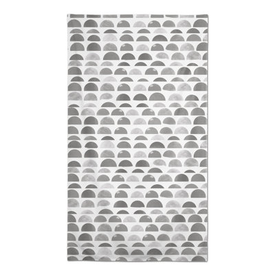 Nappe abstraite demi-cercle vert 3