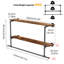 Alyvea 105cm Wall Mounted Clothes Rack-605643719