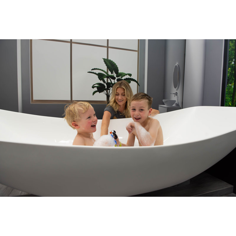 Mirage 78.74'' L Soaking Bathtub