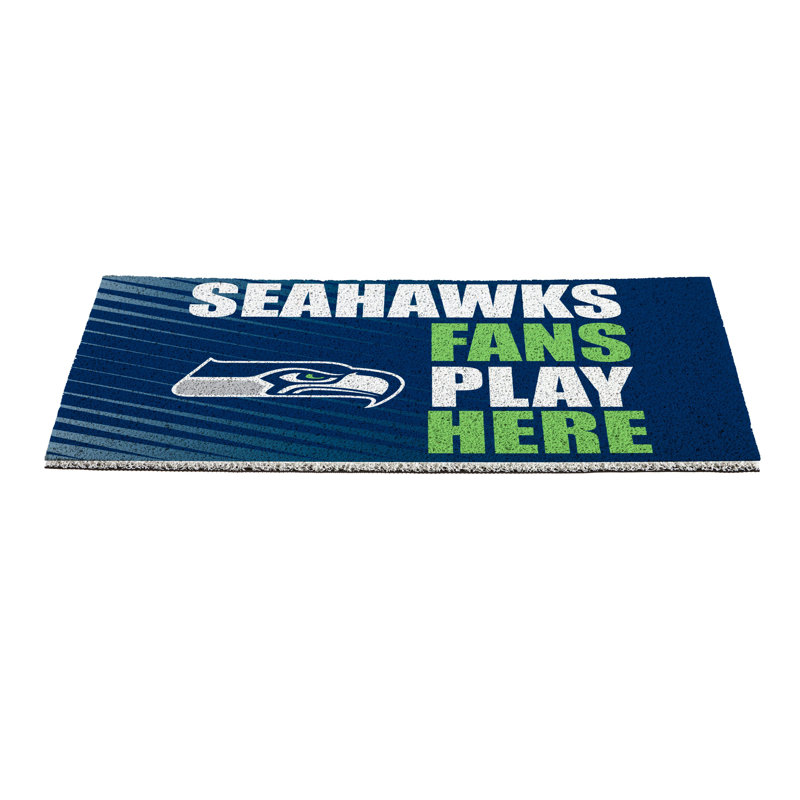 Seattle Seahawks Fan PVC Mat, 28"x16"
