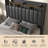 Bed Frame with Storage Drawers Pockets and Galaxy Star Projector Upholstered Wingback Headboard-1992529692-1992529689