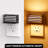 Nightstand Lights, Amber 2000K, Grille Design, 3-Level Dimmer, Light Sensor
