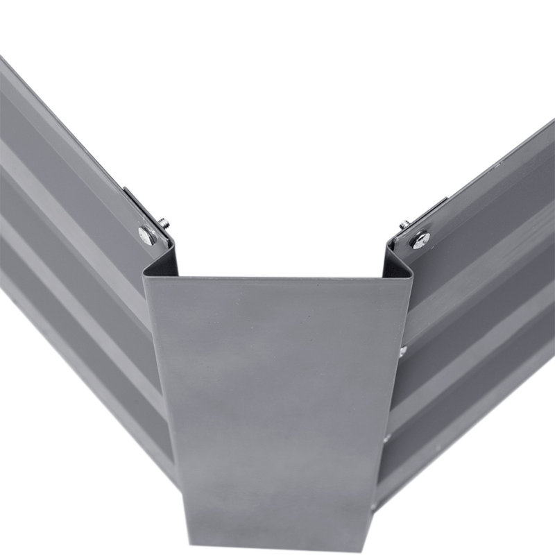 Metal Planter Box, Grey