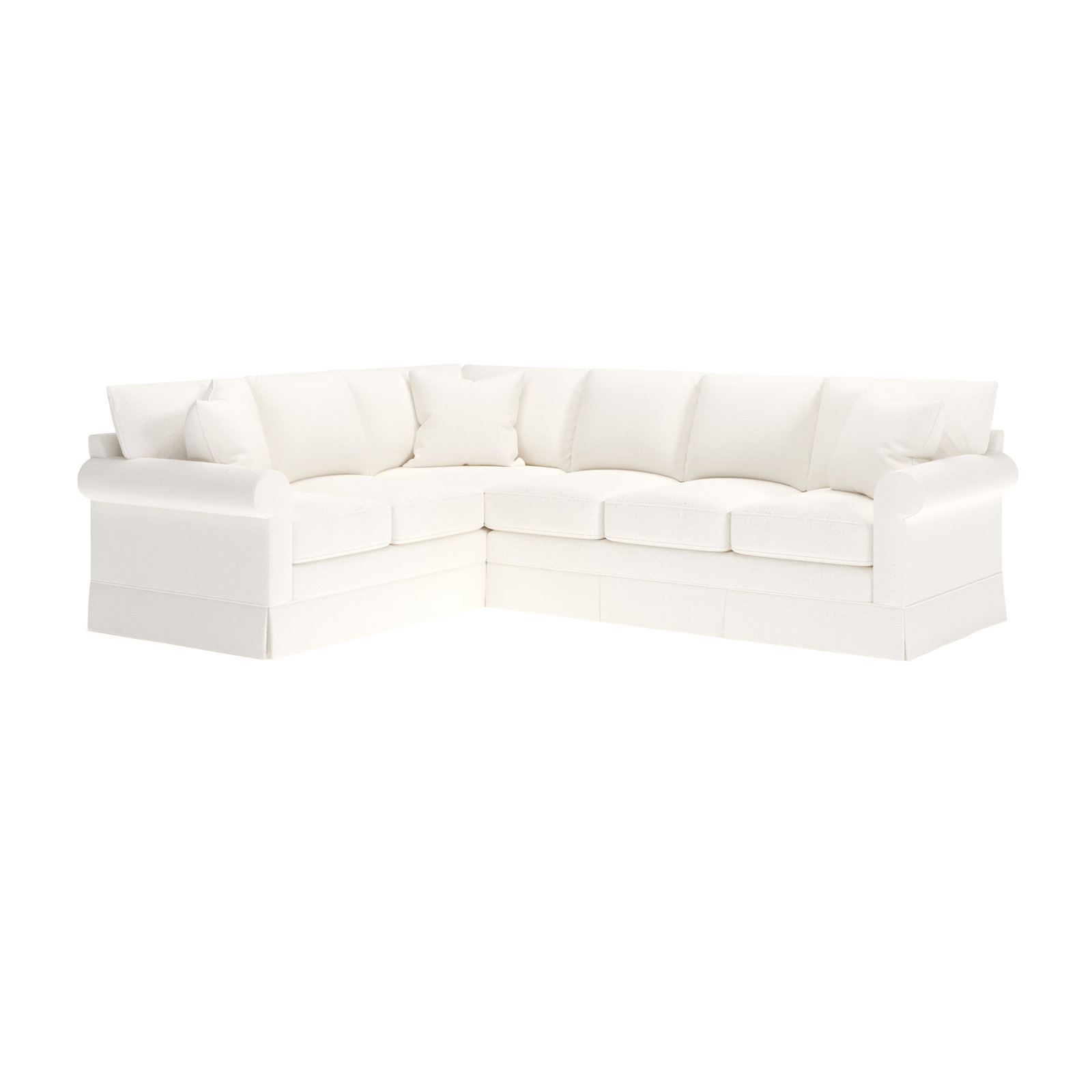Friedman L-Sectional, Left Hand Facing, Apollo Alpaca Boucle