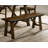 Rustic 1Pc Live Edge Design Bench