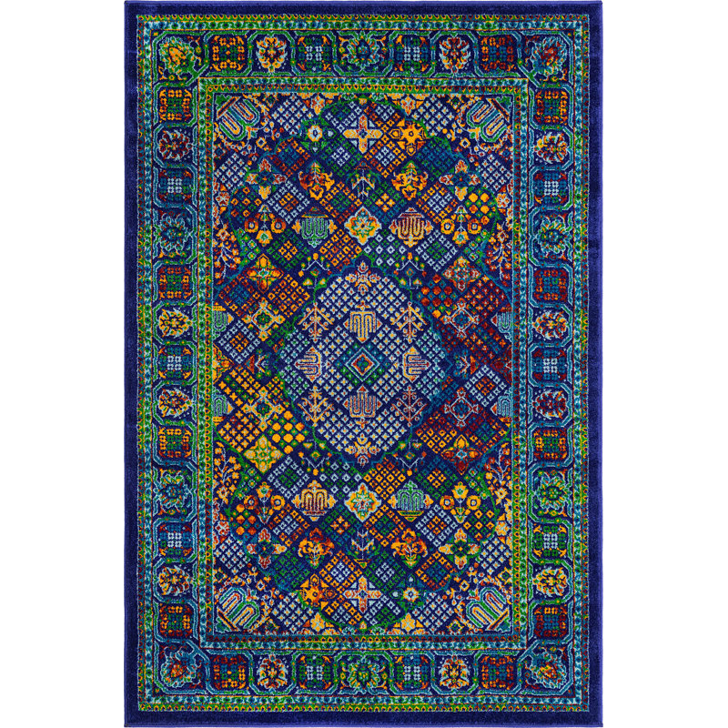 Oriental Indoor Rug, Rectangle 4' x 6'
