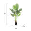 Faux palmier Areca dans un pot noir-252935528