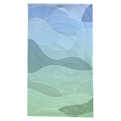 Nappe ondulations à la main Leffel