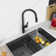 Modern Faucet Stylish Napoli One-Handle Stainless Steel Pull Down Kitchen Faucet