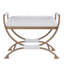 Petit banc moderne avec accoudoirs