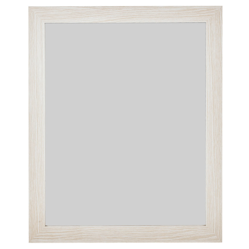 Aspasius Wood Flat Wall Mirror, Oak
