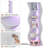 Modern LED Corner Bookshelf With Remote, 5 Tier Lighted Display Shelf, RGB 7 Color Floor Standing Bookcase Storage Rack-2067335630