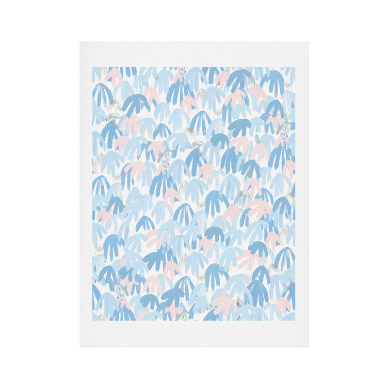 « royal palms », impression, H 20 po x l 16 po x P 0,13 po