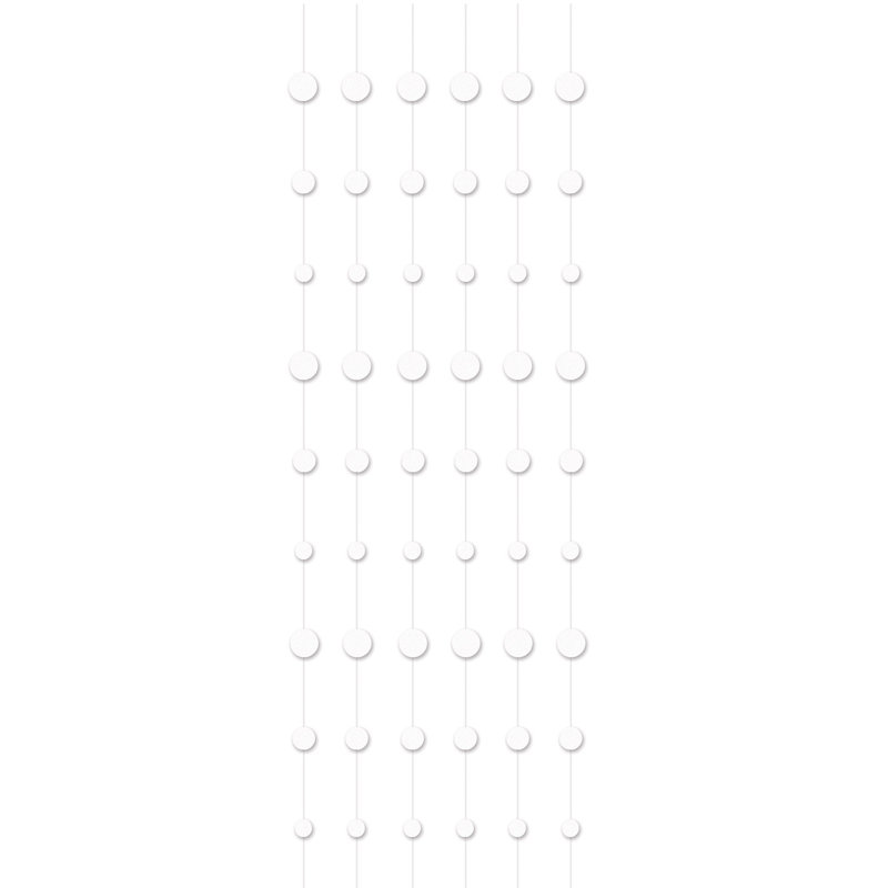 Modern Abstract Wall Decor on Paper, White