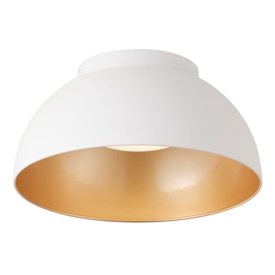 Plafonnier encastré circulaire 1 lumière DEL