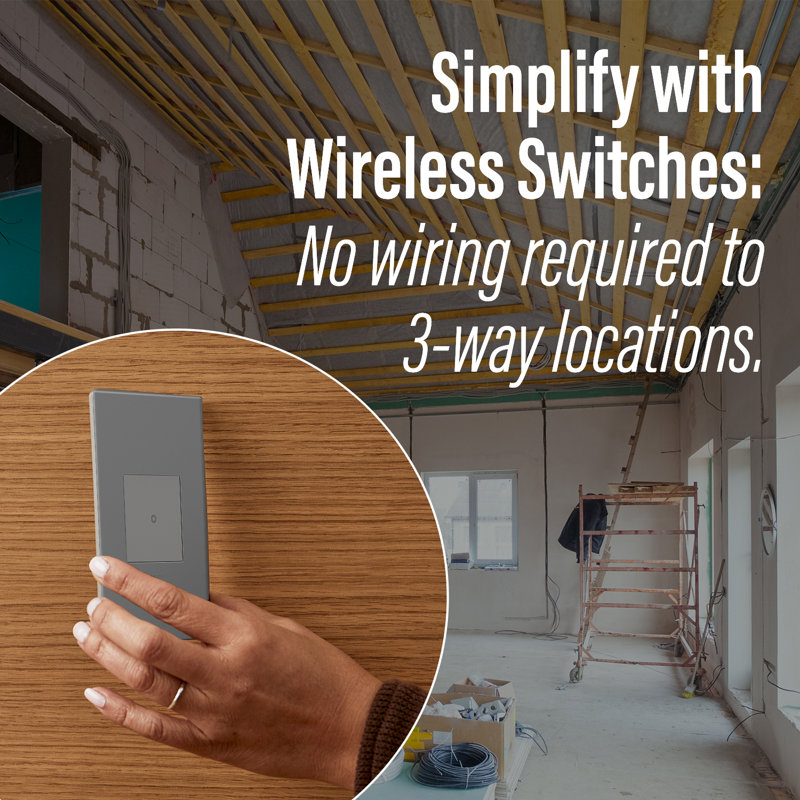 Adorne Smart Switch With Netatmo Starter Kit, Magnesium