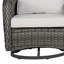 Auryanna Rattan 3 - Person Seating Group with Coushions-679568081-679568080
