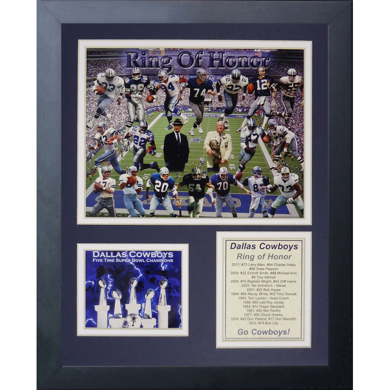 Memorabili encadrée « dallas cowboys greats »