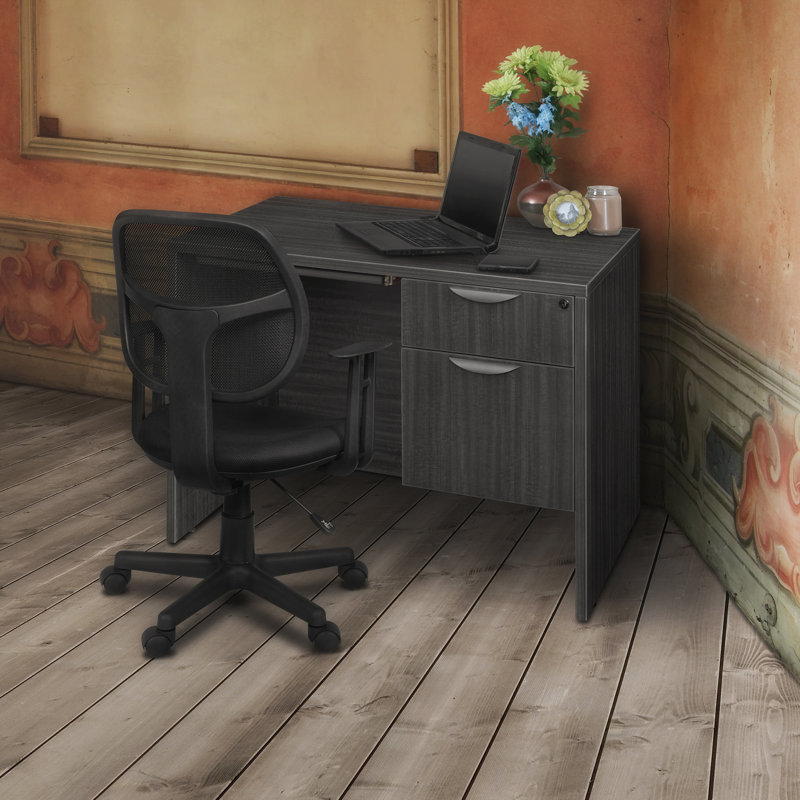 Legacy Executive Desk, 29" H x 42" W x 24" D, Ash Gray