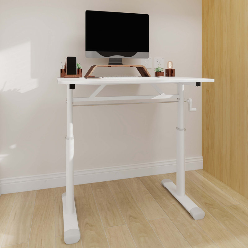 Bureau d'étude réglable, Blanc, H 35,43 po x l 32,68 po x P 23,62 po