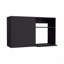 Wall Storage Cabinet 24" H, Two Internal Shelves, Two External Storage Shelves, One Door