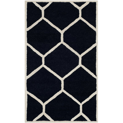 Deedgra Hand Tufted Wool Geometric Rug