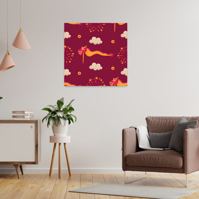 Art mural contemporain Skyline